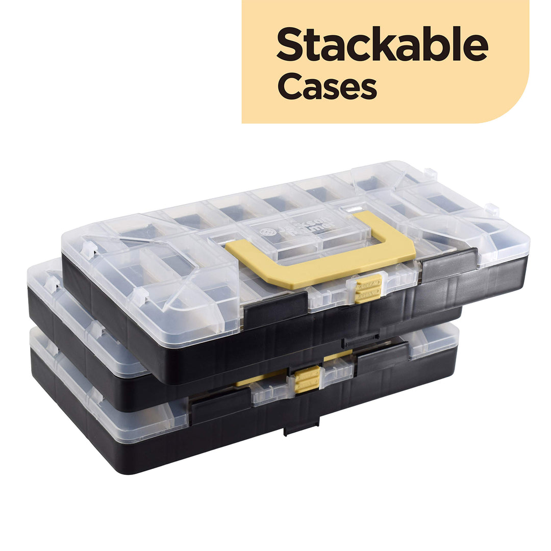 Hardware Assortment Bin - Durable, Stackable, and Customizable Multi-Use Organizer (1 Bin)