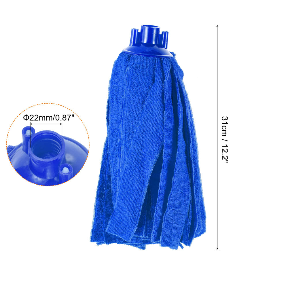 MECCANIXITY Microfiber Cloth Mop Heads Replacement 31cm