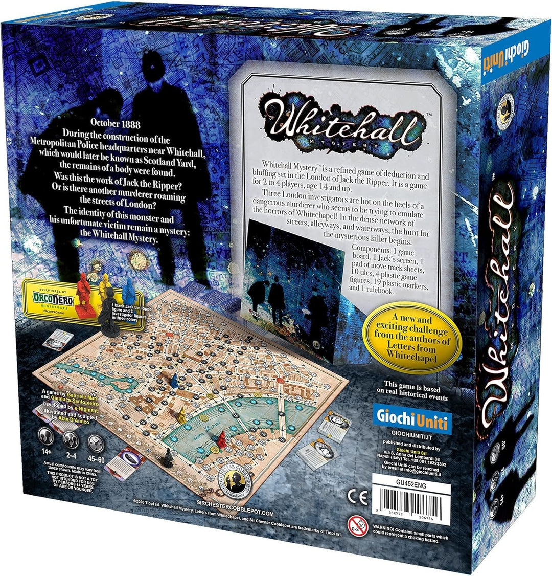 Whitehall Mystery Board Game | Strategy Game for Teens and Adults | Detective Board Game | Fun Game for Game Night | Ages 13 and up| 2 to 4 Players | Average Playtime 60 Minutes | Made