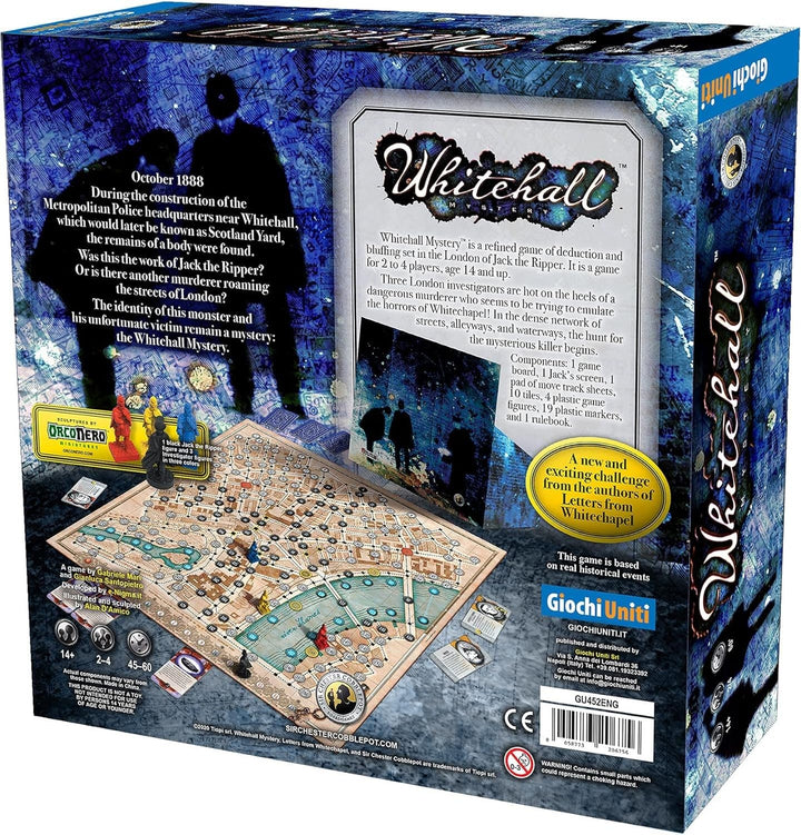Whitehall Mystery Board Game | Strategy Game for Teens and Adults | Detective Board Game | Fun Game for Game Night | Ages 13 and up| 2 to 4 Players | Average Playtime 60 Minutes | Made