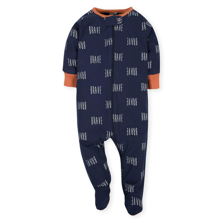 Gerber Baby Boys' 4 Pack Sleep 'N Play Footie, Tiger/Hedgehog, 0-3 Months