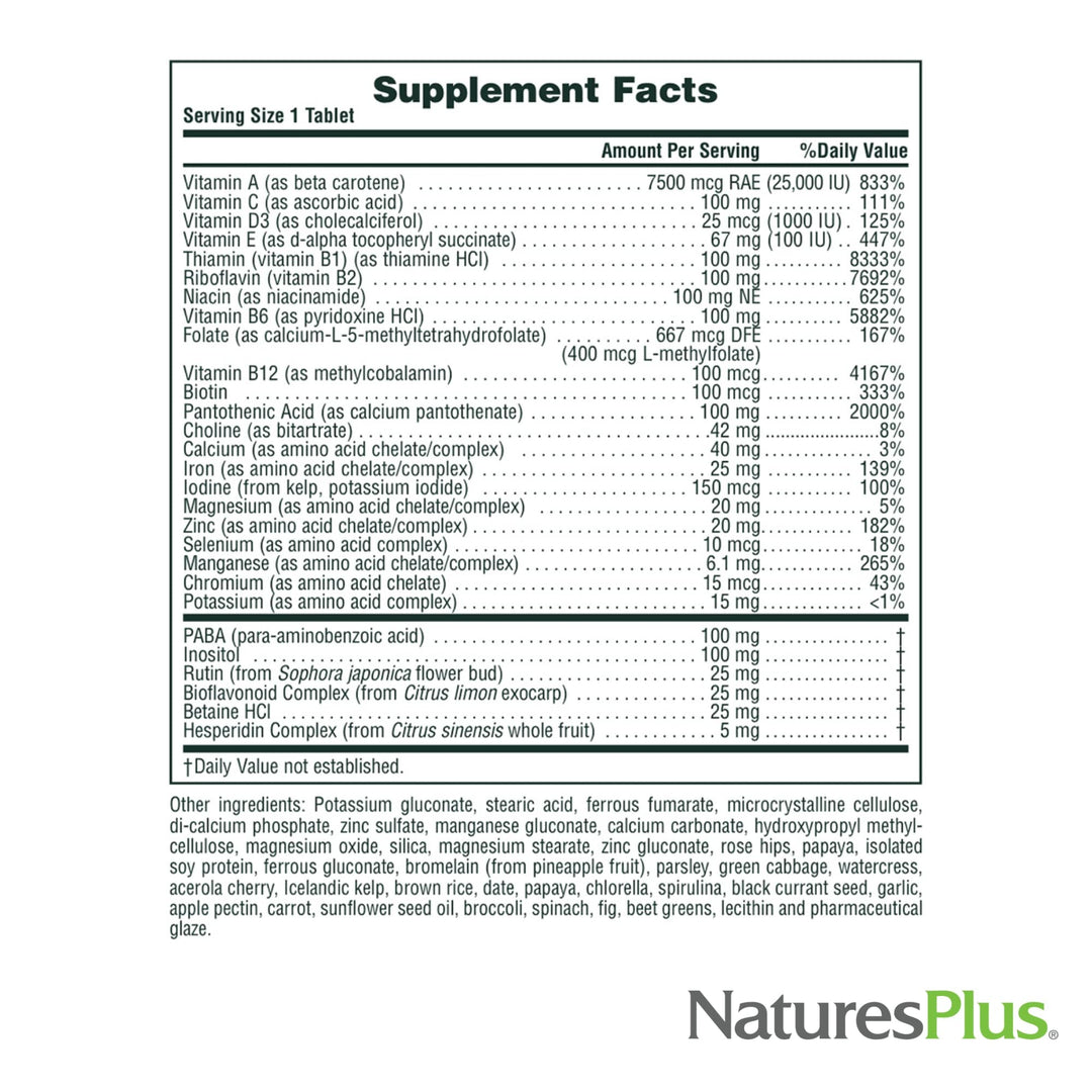 Natures Plus Ultra II Daily - 60 Tablets - Multivitamin
