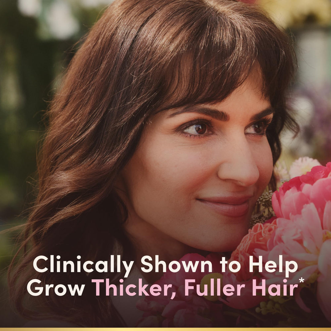 Nature&#39;s Bounty Hair Growth Gummies for Supporting Thicker, Fuller Hair with Biotin, Silicon &amp; Arginine, Peach Mango Flavor – Gluten Free, Contains No Lactose, Sodium or Fish, 60 Count/30 Servings