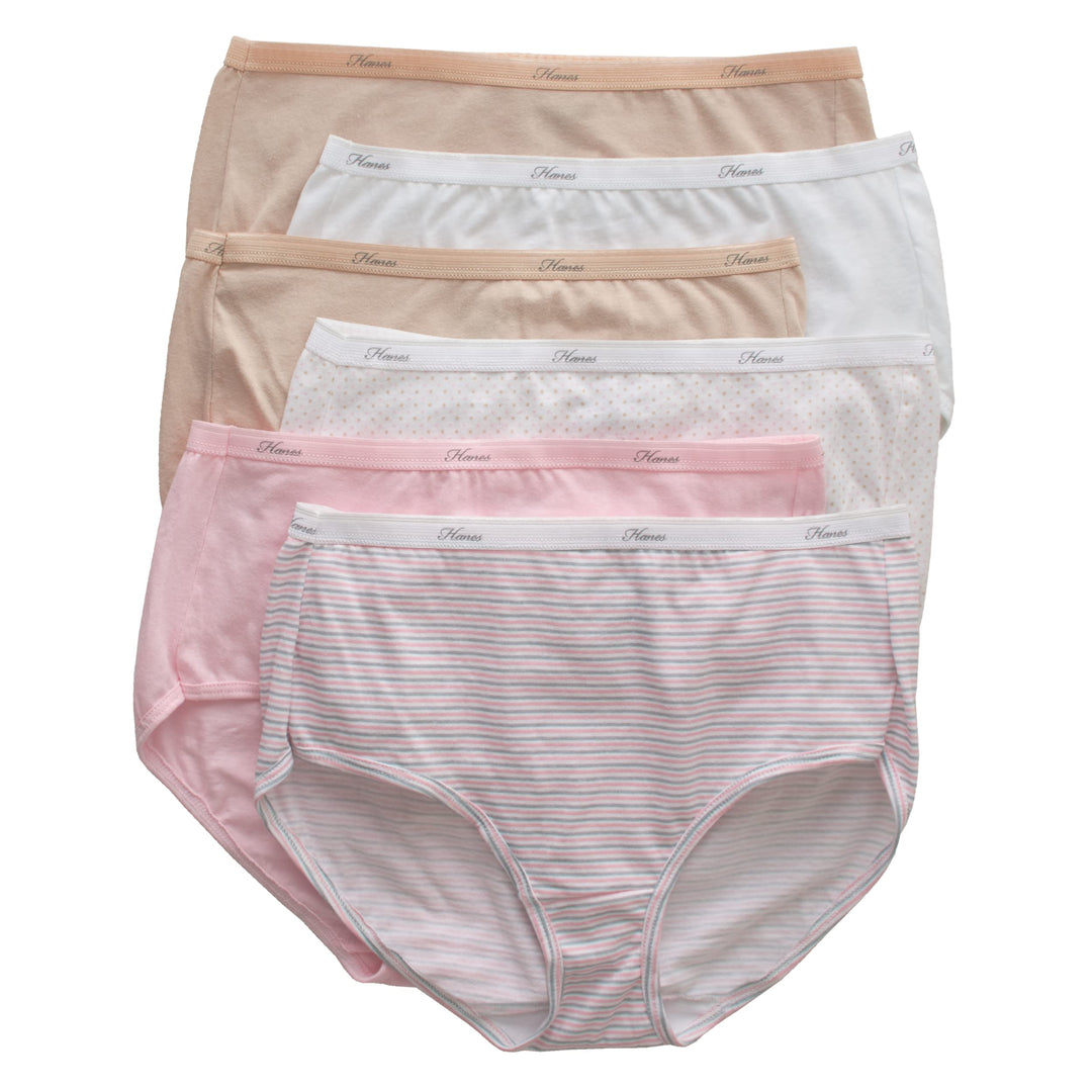 Women&#39;s Panties Pack, 100% Cotton Underwear, Moisture-Wicking Underwear, Ultra-Soft and Breathable, Tagless Multipack