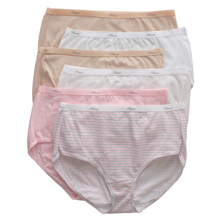 Women&#39;s Panties Pack, 100% Cotton Underwear, Moisture-Wicking Underwear, Ultra-Soft and Breathable, Tagless Multipack