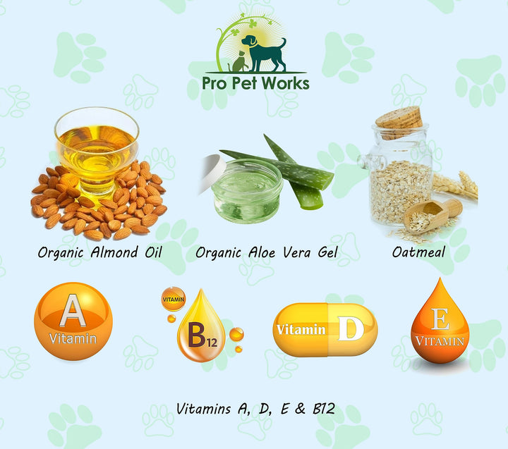 Oatmeal Dog Shampoo &amp; Conditioner 17oz [USA] 5 in 1 Plant-Based Organic Sulfate-Free Soap-Free-Tearless Moisturizer for Dandruff Allergies &amp; Itchy Dry Sensitive Skin-Puppy Grooming []