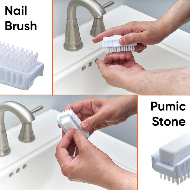 Nail Brush and Pumice Stone