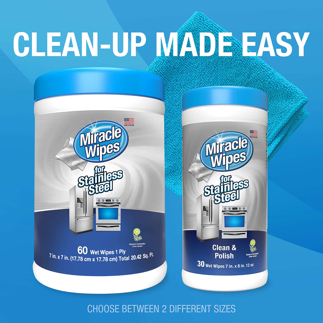MiracleWipes for Stainless Steel Cleaning - Kitchen App