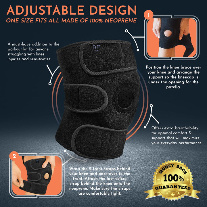 Persanna Knee Brace For Knee Pain - Adjustable Compress