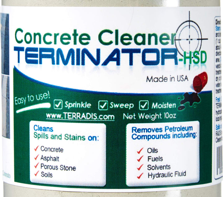 Concrete and Driveway Cleaner by TERMINATOR-HSD (10oz)