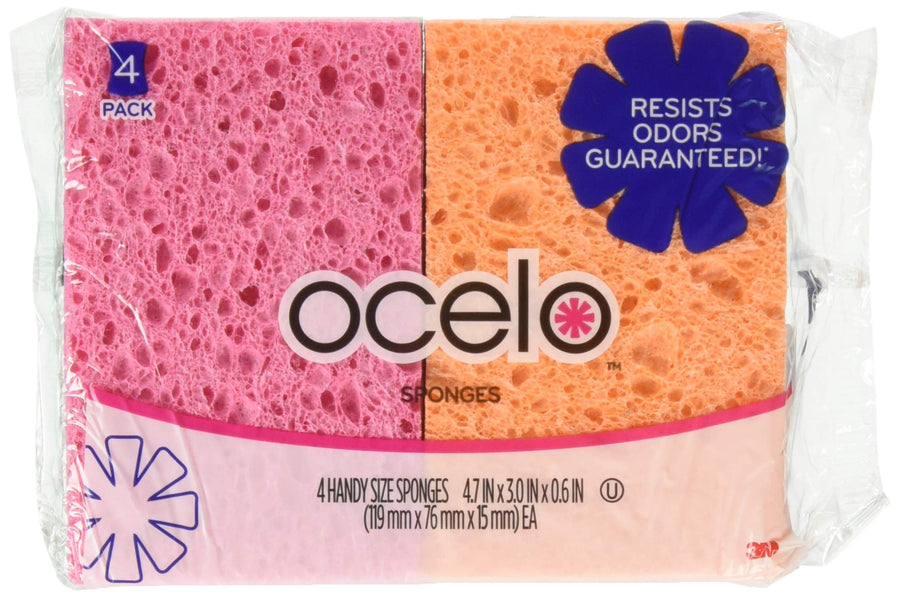 O-Cel-O Handy Sponge, 4.7-Inches x 3-Inches x 3/5-Inche