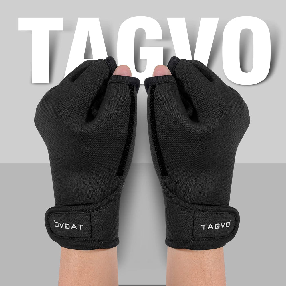 Aquatic Gloves for Helping Upper Body Resistance, Webbed Swim Gloves Well Stitching, No Fading, Sizes for Men Women Adult Children Aquatic Fitness Water Resistance Training