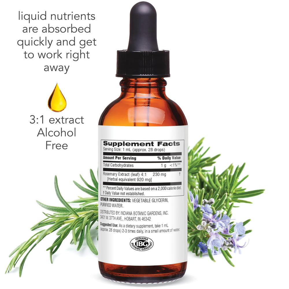 Botanic Choice Liquid Extract, Rosemary Leaf, 1 Fluid O