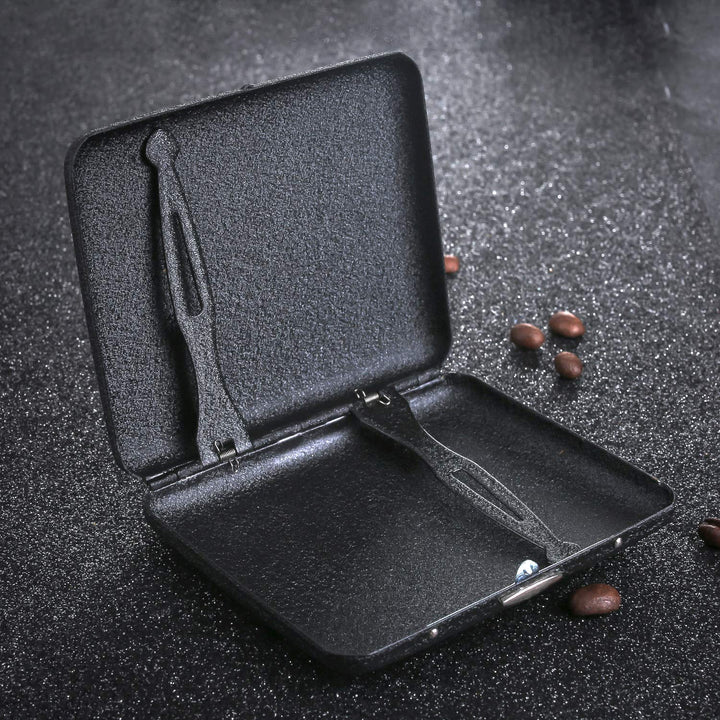 Alloy Frosted Cigarette Case Retro Cigaret Box Double S