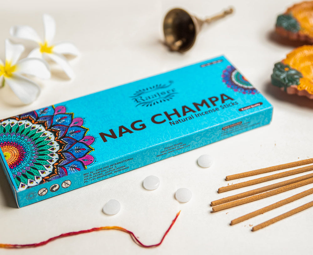 Raajsee Nag Champa Incense Sticks 100 Gm Pack-100% Pure
