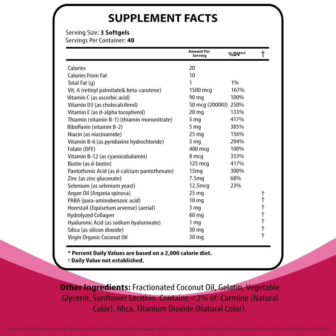 Nutritunes Hair, Skin, &amp; Nails Multivitamins &a