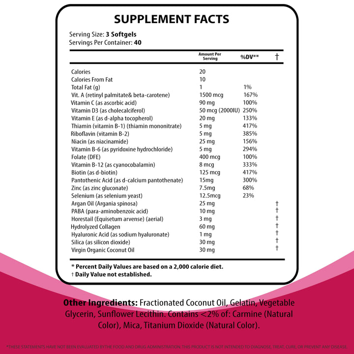 Nutritunes Hair, Skin, &amp; Nails Multivitamins &a