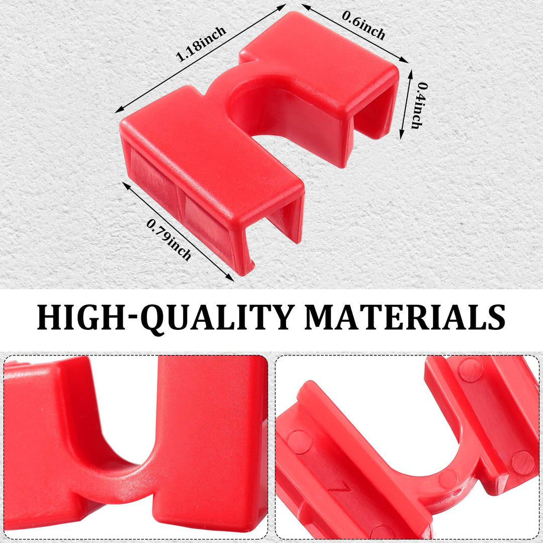 5 Pairs Reusable Chopstick Helpers Practice Chinese Chop Stick Training Chopsticks for Many Age, Kids, Adult, Beginner, Trainers or Learner (Red)