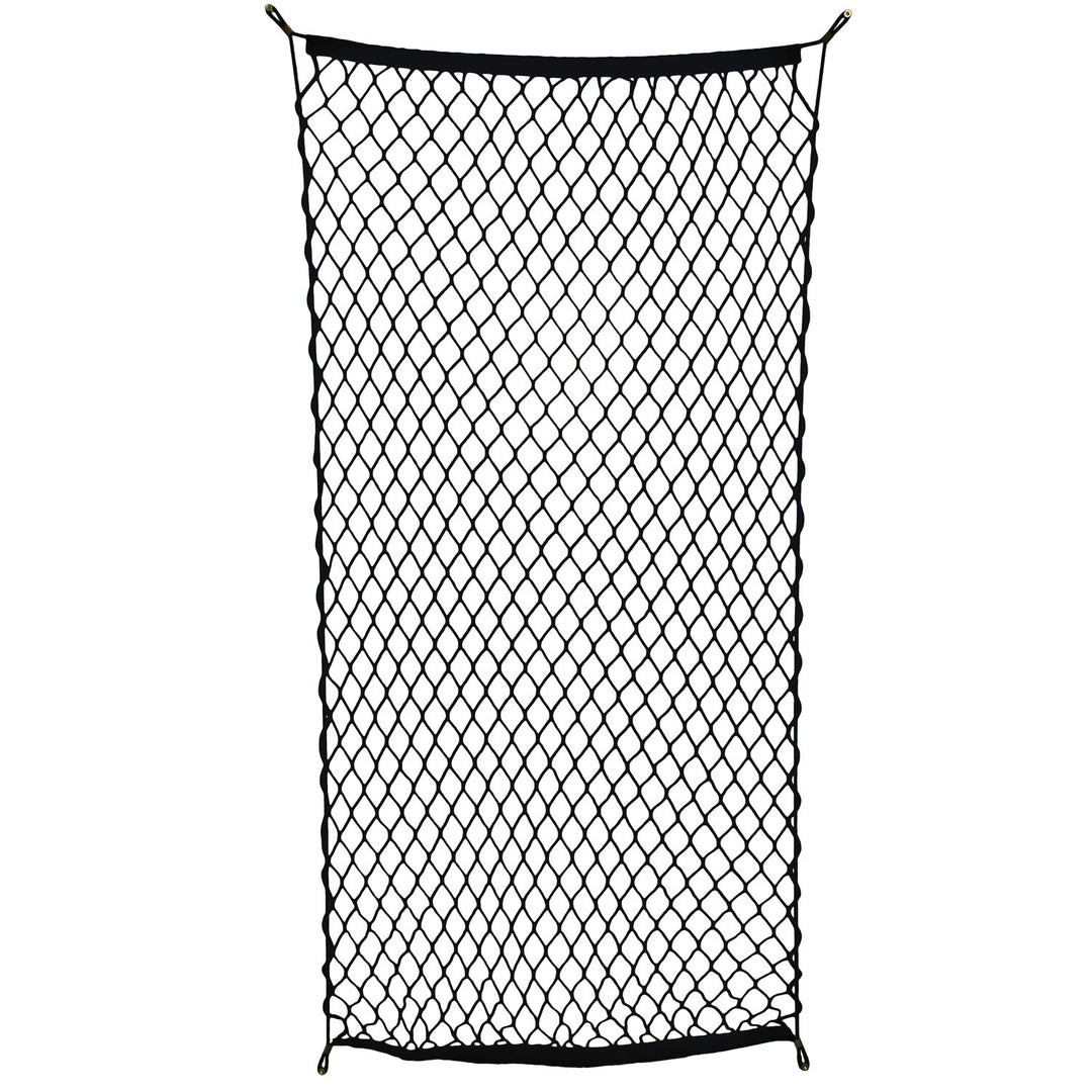 Cargo Net with Fasteners and Hardware, 24 x 45in (Stretches to 60in Long) – Trailer, SUV, Motorcycle, ATV, Roof