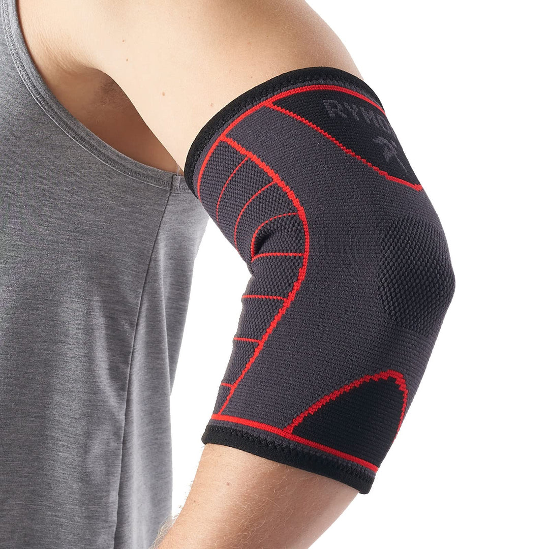 Elbow Support Sleeve for Men and Women (Single Sleeve) (Small) [S] - Support for Tennis Elbow, Golfers Elbow, Weightlifting, Tendonitis, Joint Pain Relief, Arthritis