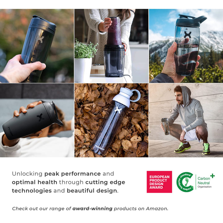 Promixx Pro Shaker Bottle | Rechargeable, Powerful for 