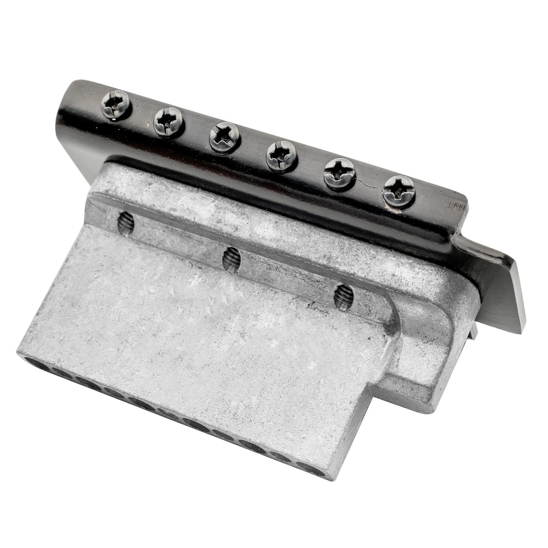 52.5mm Guitar Stratocaster Tremolo Bridge Set for Fender Strat Squier Electric Guitar Replacement, Black