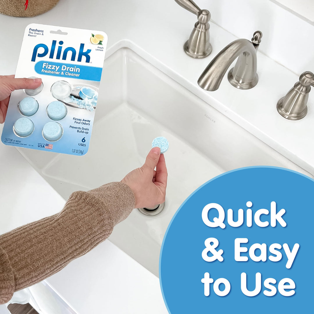 COMPAC HOME Plink Fizzy Sink Drain Cleaner and Deodoriz