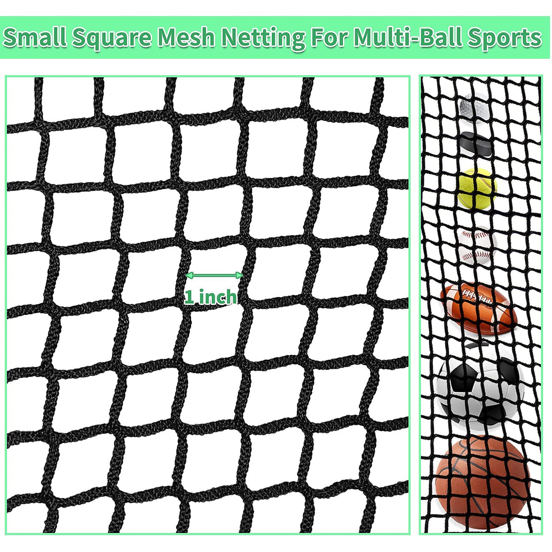10x10ft Golf Netting High Impact Golf Practice Net(NET ONLY), Golf Sports Netting Barrier Nets, Heavy Duty Nylon Netting Material Golf Hitting Nets(NET ONLY)