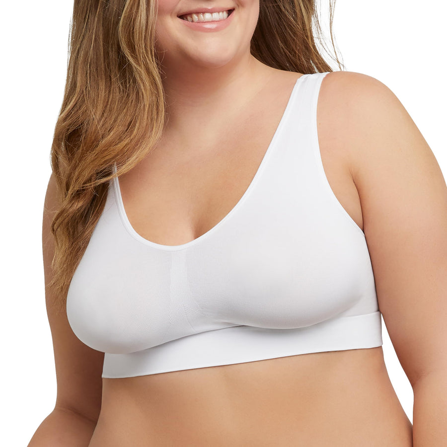 womens Pure Comfort Plus Size Mj1263 Bra, White, 6X-Large US