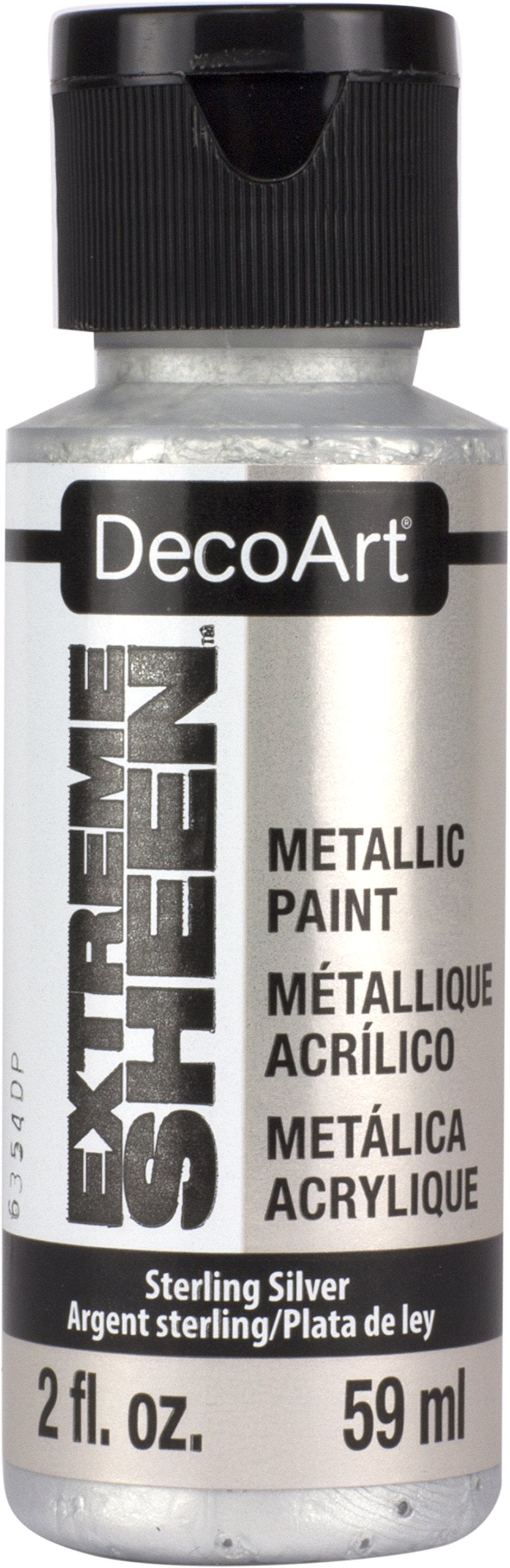 2 Ounce, Sterling Silver Extreme Sheen Acrylic Paint, 2 Fl Oz (Pack of 1)