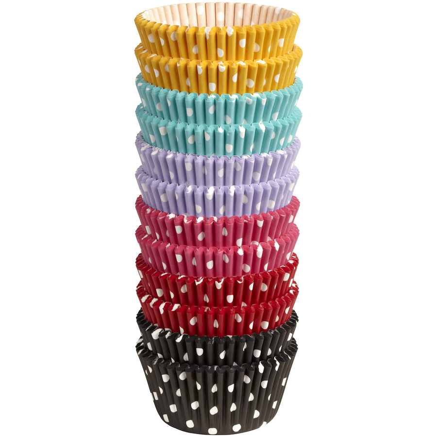 Standard Cupcake Liner Baking Cups, 300 Count, Polka Dots