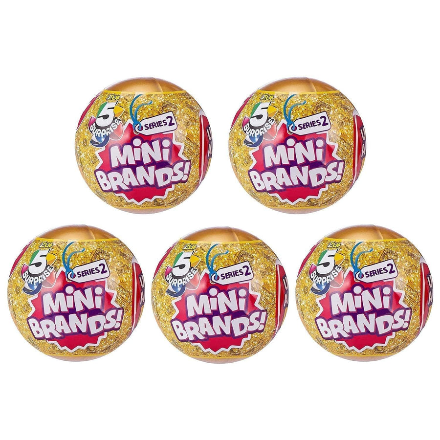 5 Surprise Mini Brands Series 2-5 Ball Bundle