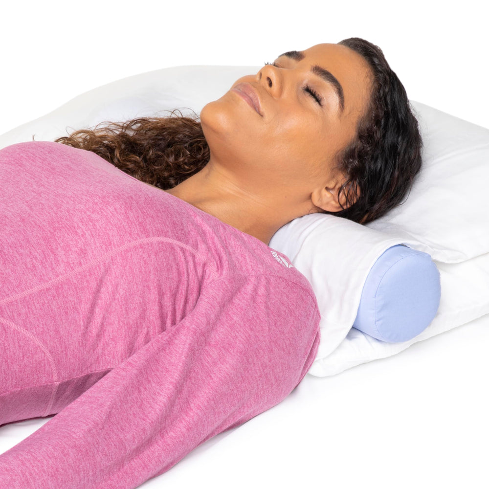 The Original McKenzie Cervical Roll, 20 Neck Support Pillow to Relieve Neck and Back Pain - Round Pillow for Improved Sleeping Support and Cervical Pain Relief - Made in The USA
