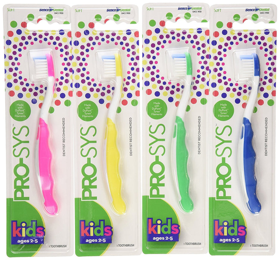 PRO-SYS® Kids Toothbrush (Ages 2-5) - 4ct