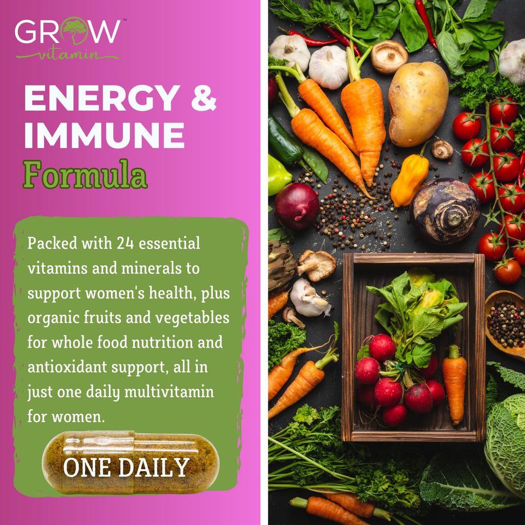 grow vitamin One Daily Multivitamin for Women - Energy 