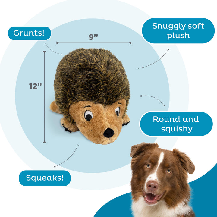 , Hedgehogz Plush Dog Toy, XL