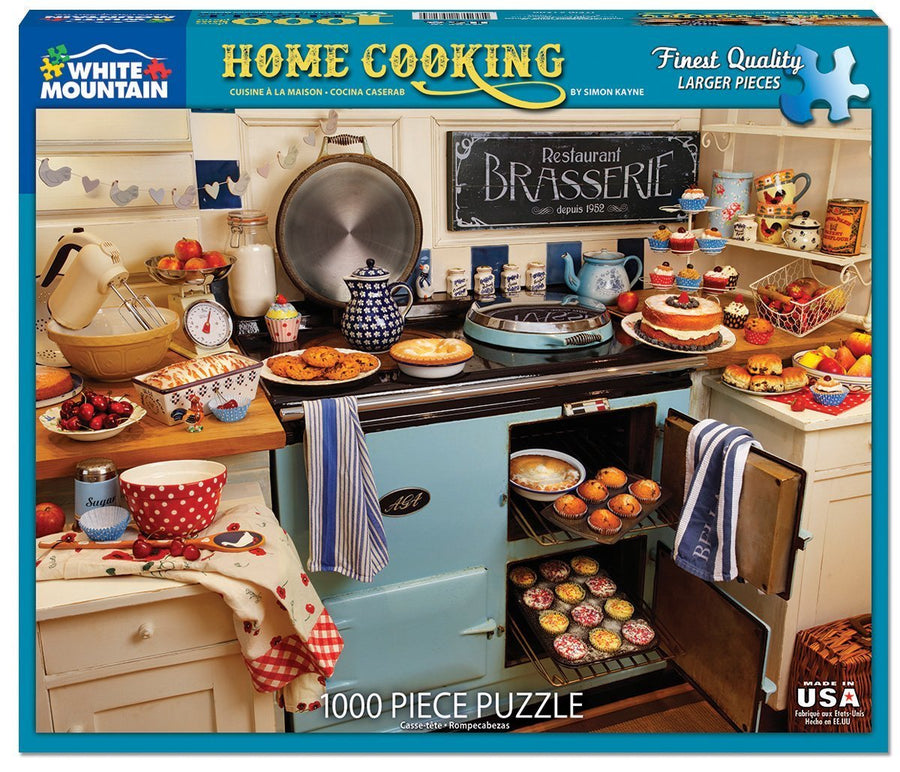 Puzzles Home Cooking - 1000 Piece Jigsaw Puzzle Includes Cardboard For 144 months to 1188 months