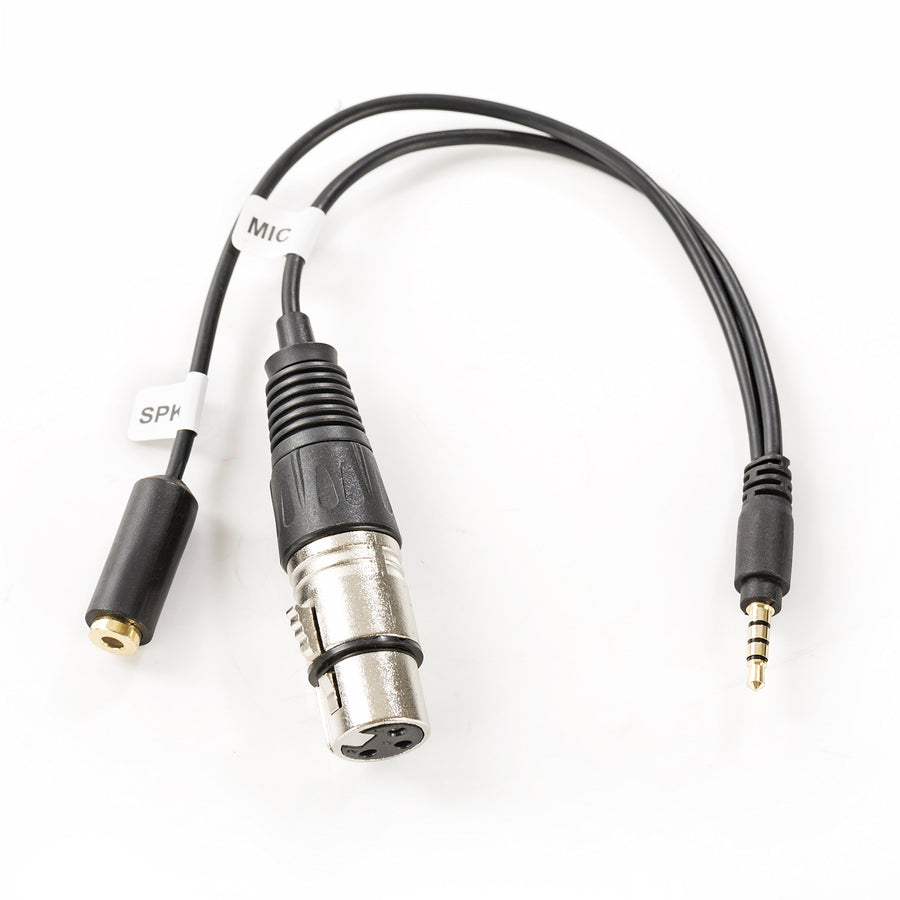 Movo TCB2 XLR Microphone to TRRS Smartphone Adapter wit