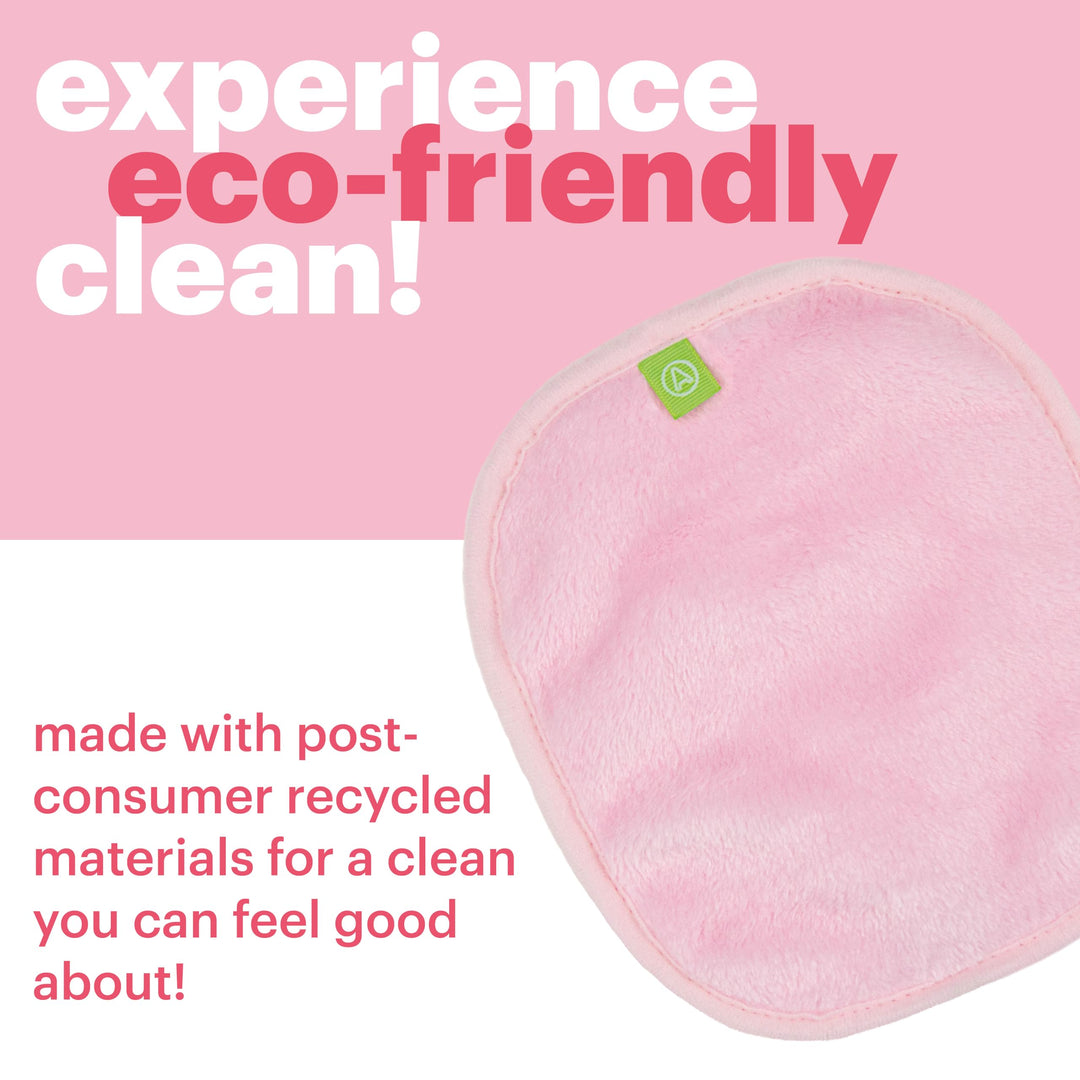 , Magic Make Up Remover Reusable Cloth - Mini, Pink, 1 Cloth