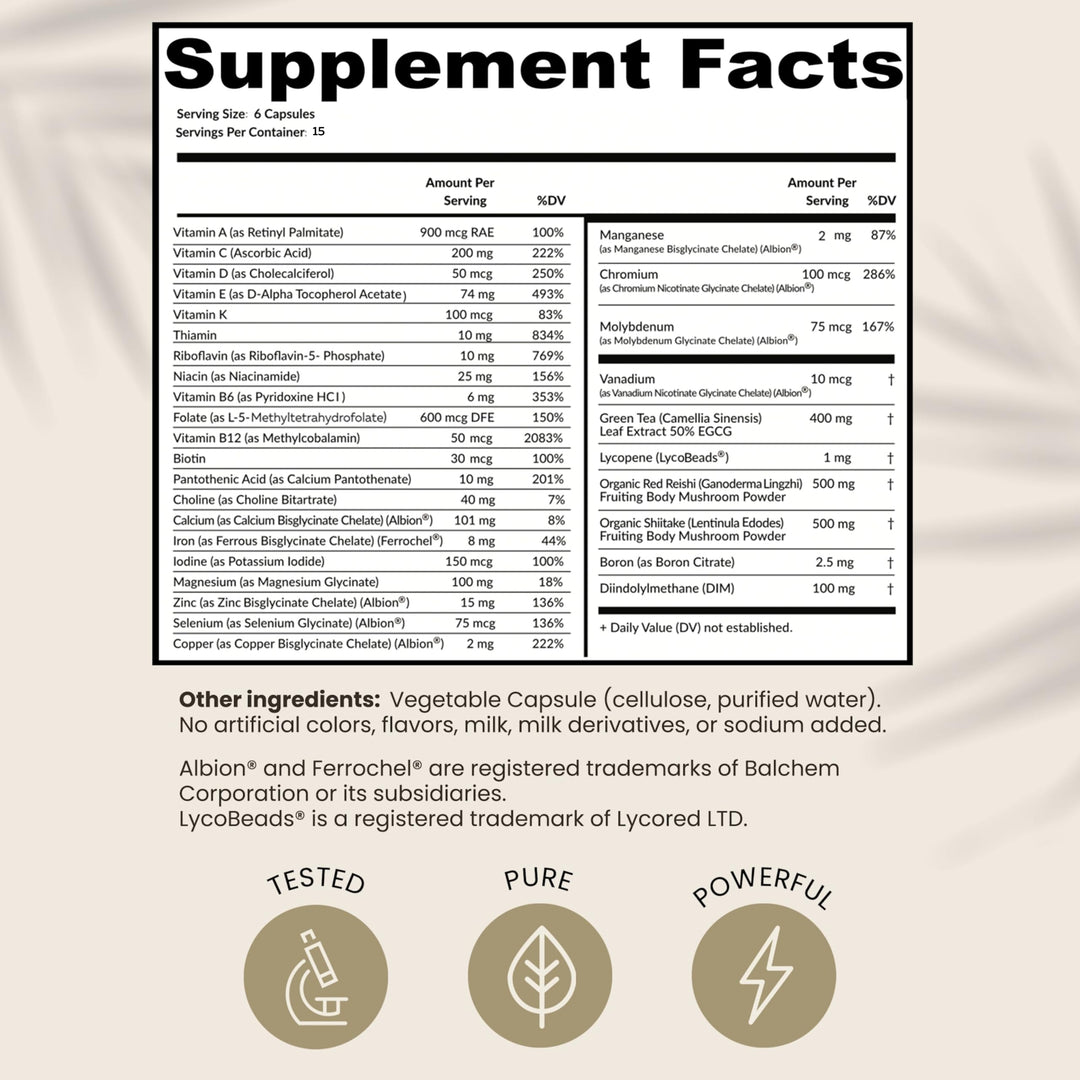 ONE Immunity Boost Multivitamin Supplements for Women and Men | Advanced Immunity Defense Support | Helps Immune Response | 90 Capsules, Pack of 1