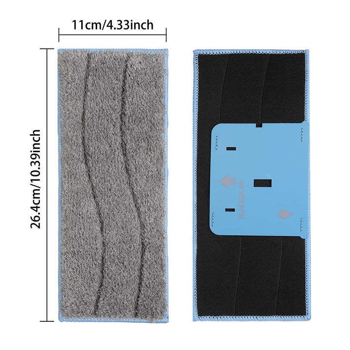 5 Pack Washable and Reusable Wet Mopping Pads Compatible with iRobot Braava Jet m Series M6 (6110) (6112) Authentic Replacement Parts