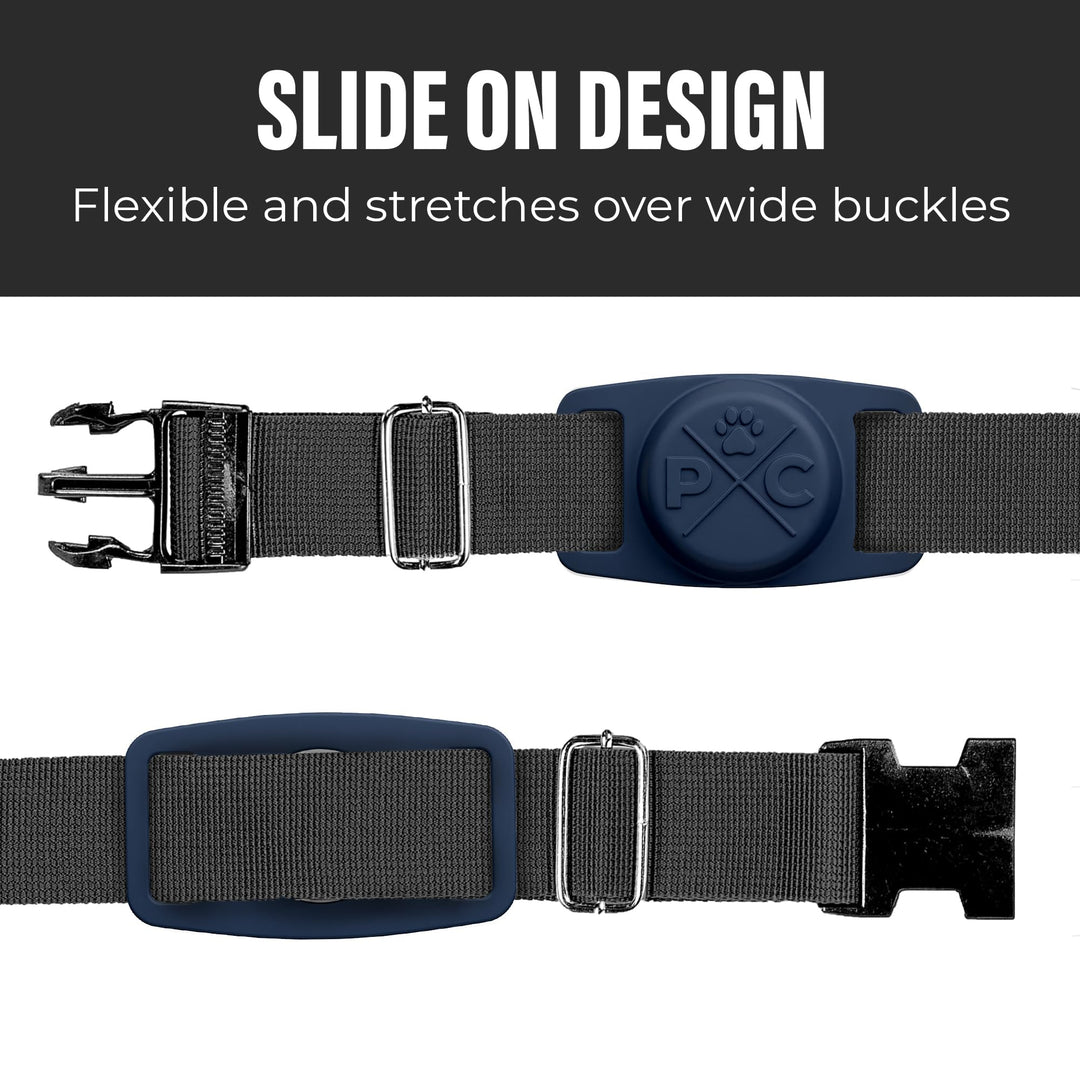 AirTag Dog Collar | Durable &amp; Protective Dog AirTag Holder - Track Your Pet Using Apple AirTag Technology - Dog Collar AirTag Holder -for Dogs and Cats
