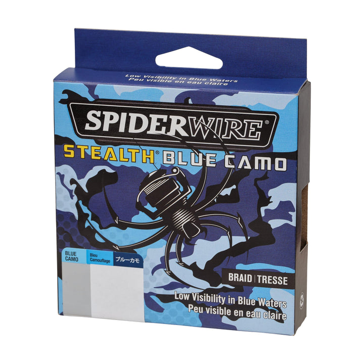 SpiderWire Stealth® Superline, Blue Camo, 65lb | 29.4kg