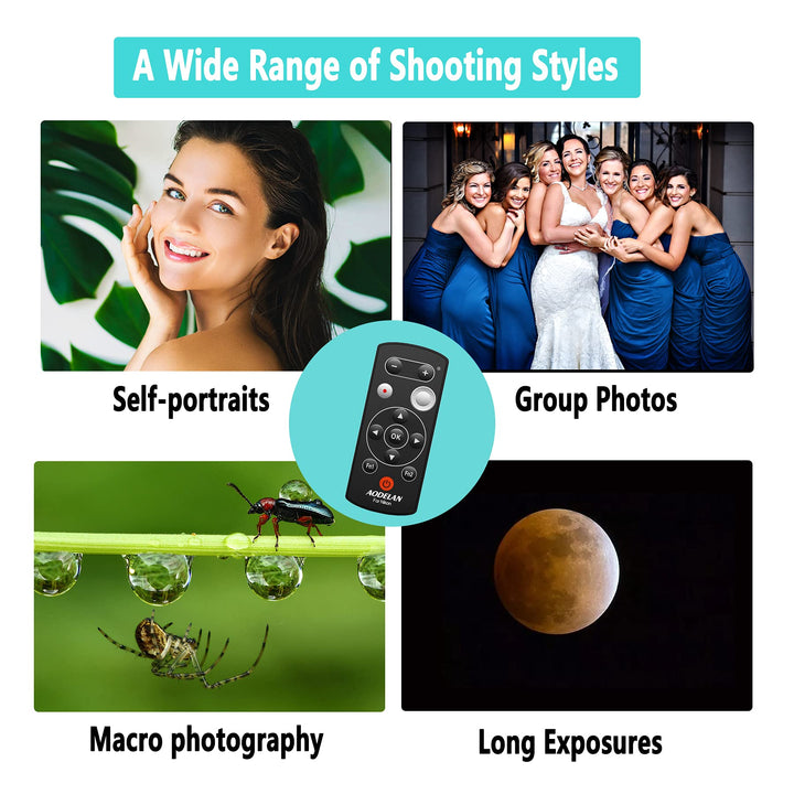 AODELAN for Nikon P1000 Z50 Camera Remote Control P950 