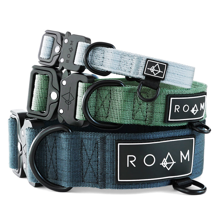 Made to Premium Dog Collar - Adjustable Heavy Duty Nylon Collar with Quick-Release Metal Buckle (Oregon Haze, Classic Size 4)