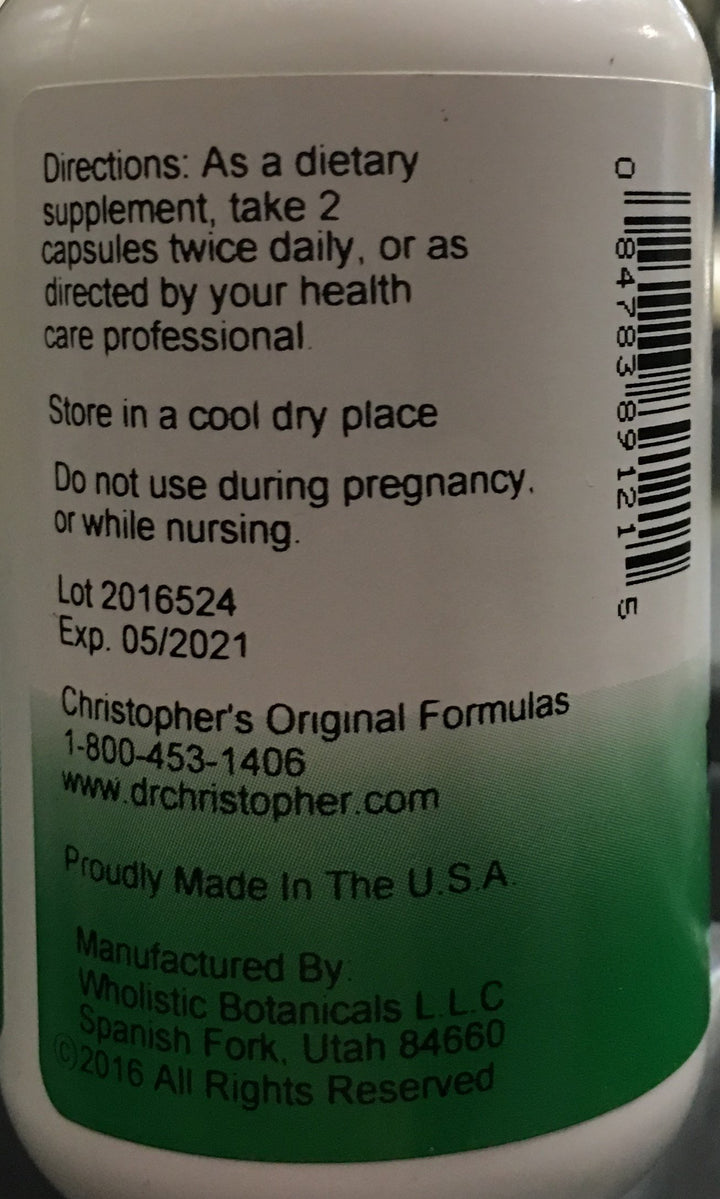 Christopher's Original Formulas Female Reproductive Formula, 100 Count