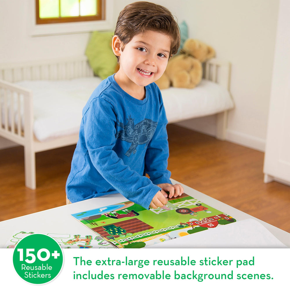 Reusable Sticker Pad: Habitats - 150+ Reusable Stickers - FSC Certified