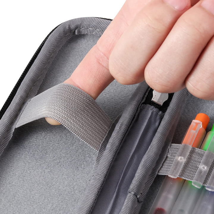 Apple Pencil Case Holder,Slim EVA Carrying Case/Bag/Pouch/Holder for Apple Pencils,Executive Fountain Pen,Ballpoint Pen,Stylus Touch Pen-Grey