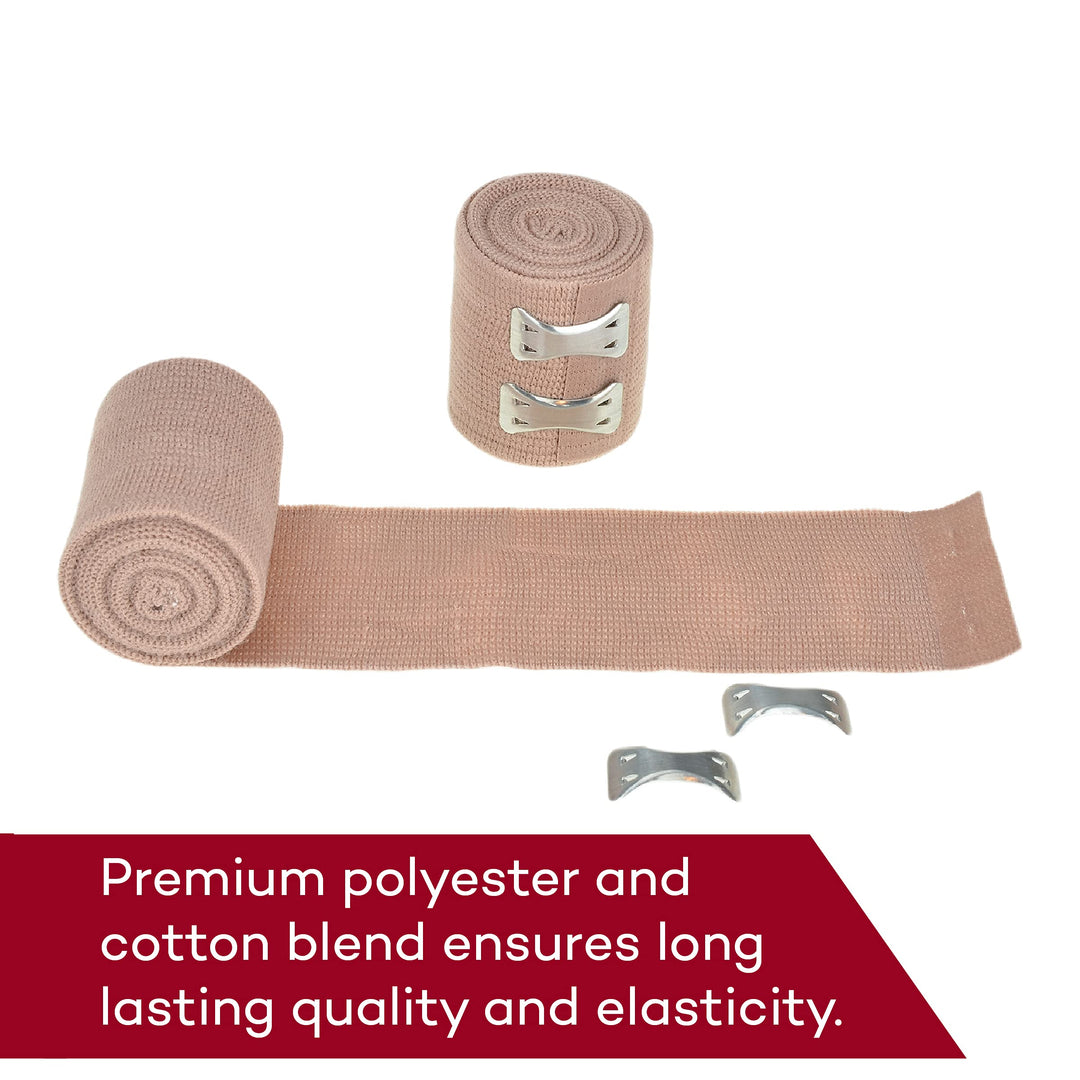Dealmed Compression Bandage, Clip Closure, 2 x 4.5 Yard