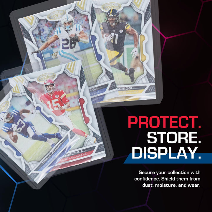 3x4 Topload Card Holder - Standard - 25ct | Rigid PVC Trading Card Protection for Baseball Cards, Football Cards, and Trading Cards Like Pokémon and MTG | Holds Cards Up to 20pts